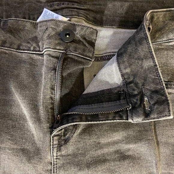 Maurices‎ Women Jeans 18 Reg Faded Black Denim Straight Leg Stretch Rockabilly - Picture 8 of 11